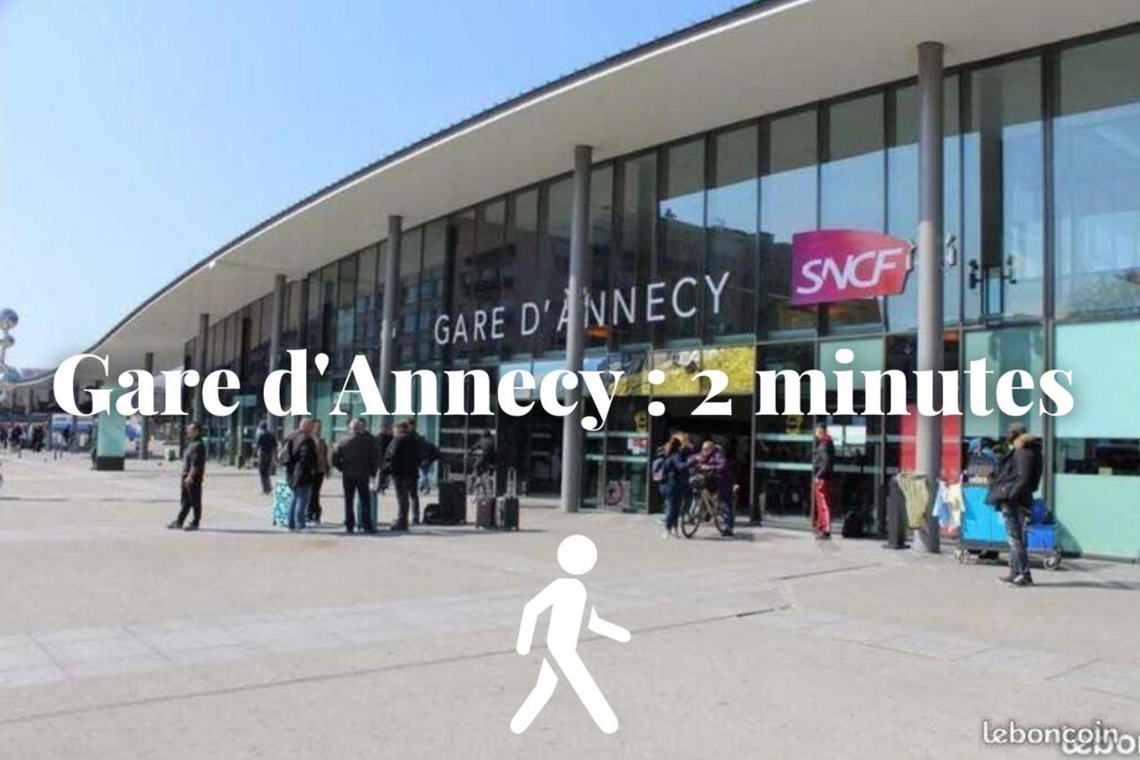 LE DUPLEX - Hyper centre - Gare - Wifi - Netflix - Disney + Annecy Esterno foto